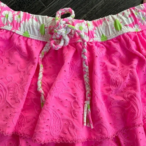 LoveShackFancy x Hurley Paisley Tiered Mini Skirt - Picture 9 of 13